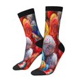 thumbnail image 1 of Balery Easter Eggs Calcetas Largas con Estampado para Hombre y Mujer – Suaves y Transpirables, Talla Única (US 5-11), 1 of 6