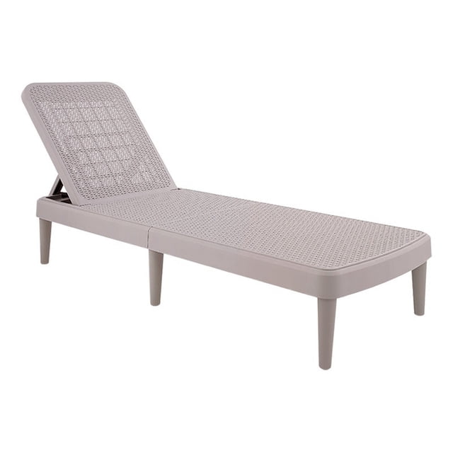 Camastro Plegable Lagoon Tipo Rattan Protección Uv Inclinación Ajustable