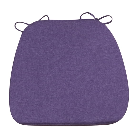 D-Shaped Chair Pads Seat Cushions, 2" Thick Dining Chair Pads with Ties and Removable, Machine-Washable Cover, 17" x 16", 1 Pcs,Household Dining Table Chair Cushion Seat Pads,Non-Slip Removable