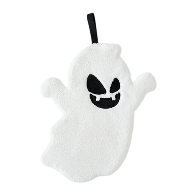 Thickened Hangable Cute Ghost Hand Towel Soft Absorbent Cute Hanging Towel