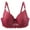 Wine, variant on purcolt Minimizer Bra for Women - Plus Size Full Coverage Support Lace Bra with Underwire for Large Bust (Pink, 110D)