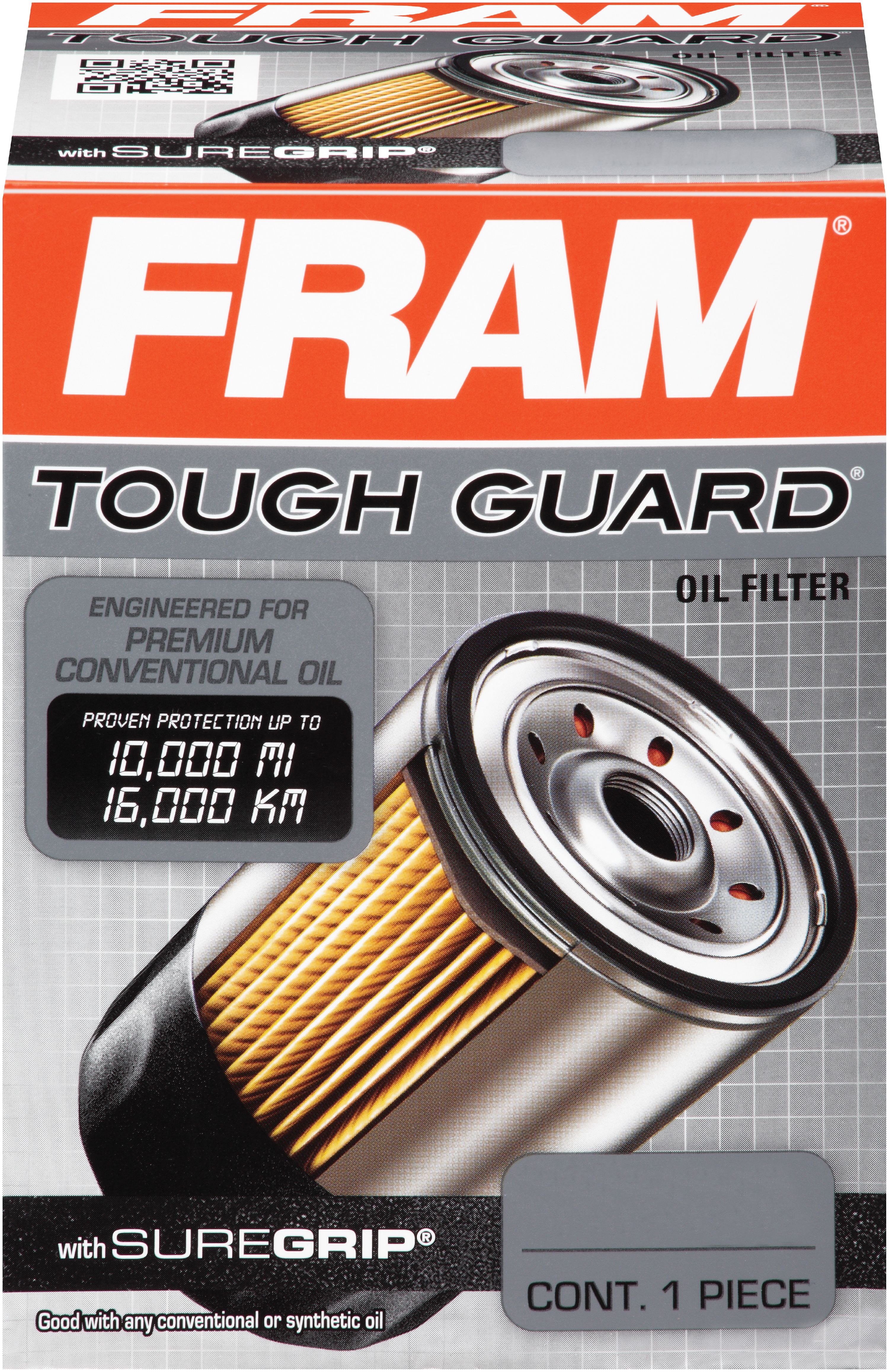 FRAM Tough Guard Oil Filter, TG4386