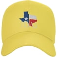 thumbnail image 2 of Texas - Distressed Texas map Gifts Baseball Cap Men Hat Women Dad Hat Sun Hat Adjustable Trucker Hat Cowboy Hat Black, 2 of 9