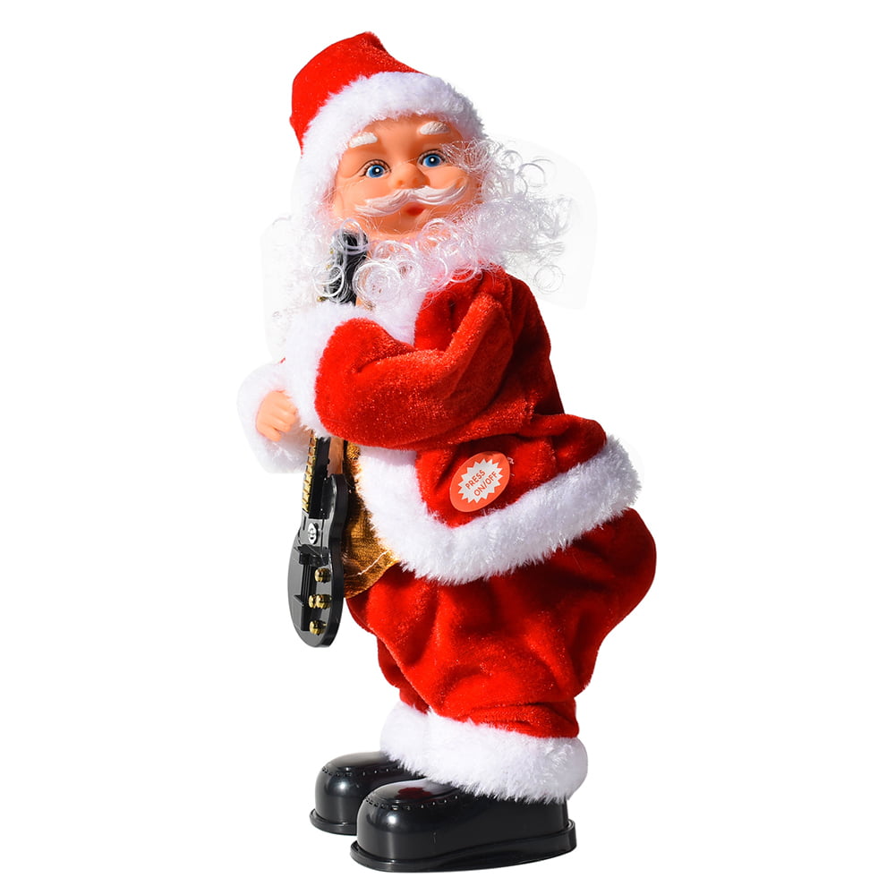 Details about   Christmas Electric Music Singing Santa Ornament Doll Xmas Party Toys Decor Gifts 