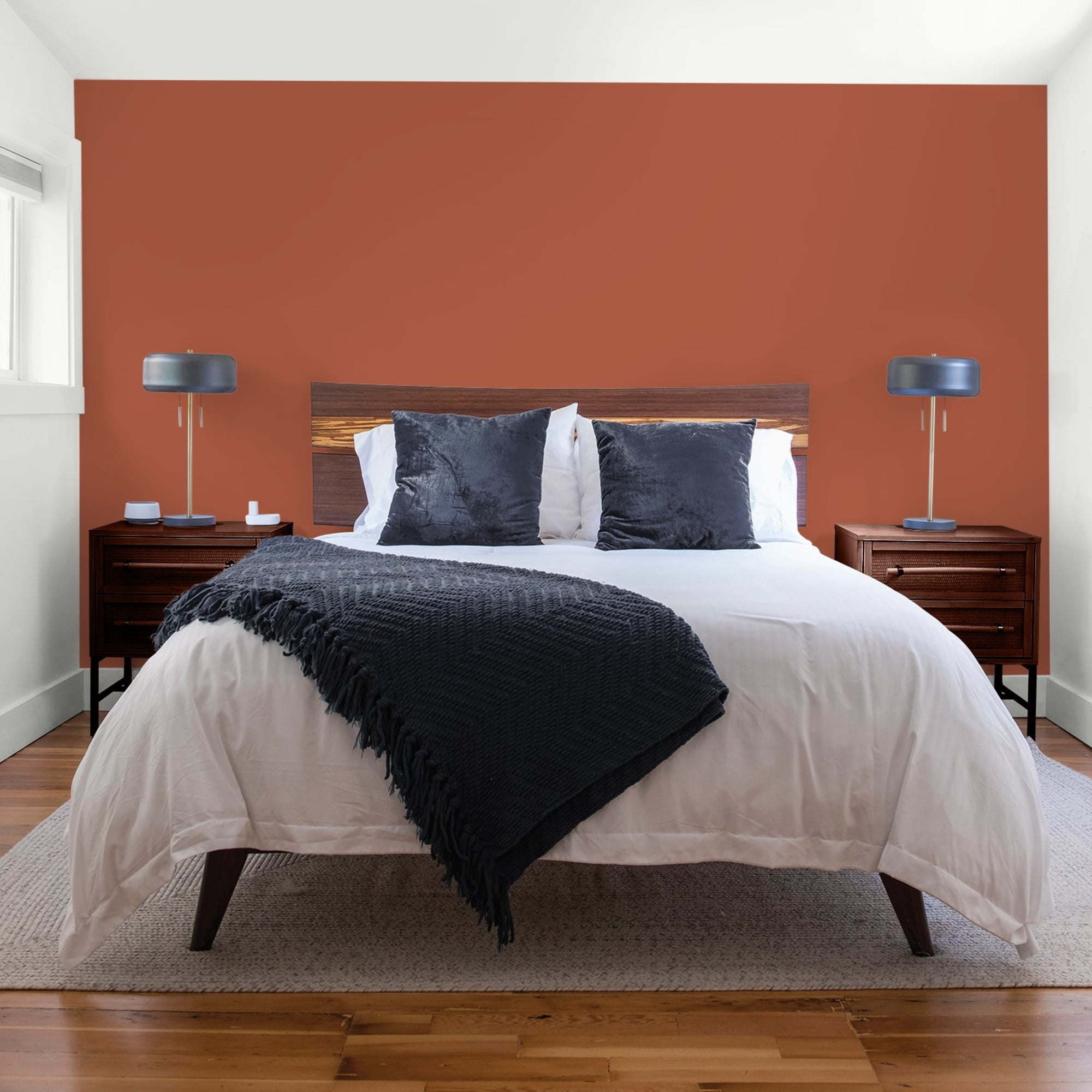 Glidden HEP Ancient Copper / Orange, Flat Interior Paint with Primer, 1 Quart