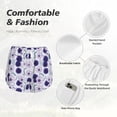 thumbnail image 4 of Balery Daisies Flowers Pantalones cortos deportivos para mujer con forro y dos bolsillos, elásticos, para entrenamiento, gimnasio, yoga-Small, 4 of 7