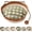 Brown with pad, variant on Handwoven Cotton Rope Pet Bed, Foldable Round Breathable Pet Basket with Interactive Toy Ball, Scratchable Rest Sleeping Nest for Cats, Kittens and Small Pets