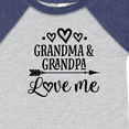 thumbnail image 4 of Inktastic Grandma Grandpa Love Me Arrow Boys or Girls Baby Bodysuit, 4 of 5