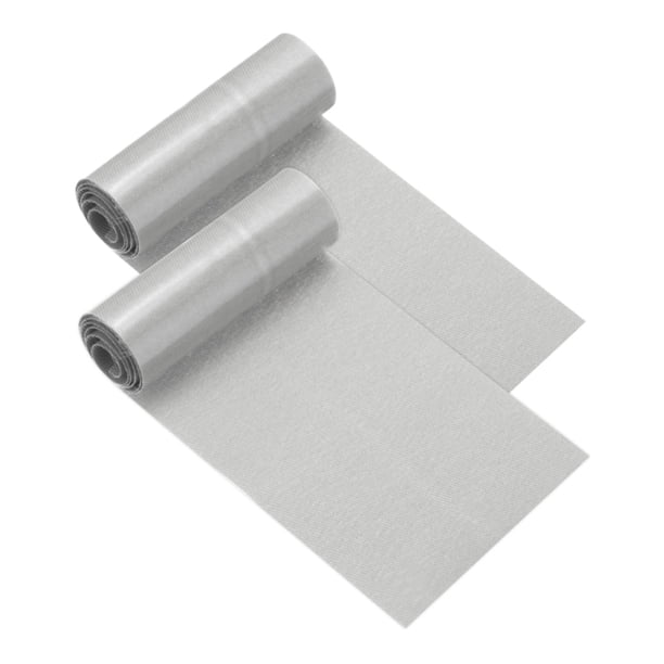 Uxcell 2 Pcs Parches de Tela Twill Parches para Planchar Parche de Reparación de Ropa 20.07'' x 3.15'' Gris