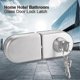 thumbnail image 5 of 10~12mm Stainless Steel Door Lock Anti-theft Security Lock Frameless Push Sliding Door Lock With Key, 5 of 5