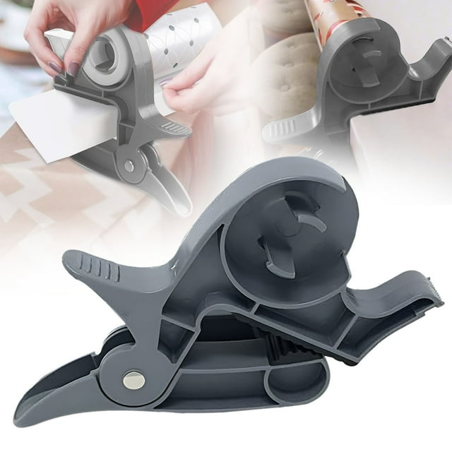 Ngheia Up To 65% Off Of Gray Packaging Tape Dispenser for Wrapping Papers. Includes Sliding Cutter and Tape Dispenser. Rapid Wrapping Station Accessory. 1 Dispenser.