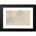 thumbnail image 2 of Antoon Derkinderen 18x13 Black Modern Framed Museum Art Print Titled - Mother and Children Who Welcome a Visitor to a Front Garden (1889 - 1894), 2 of 5