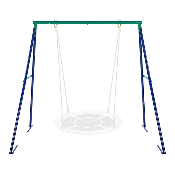 440 lbs. Metal Swing Frame - Heavy Duty A Frame Swing Set For Kids Outdoor