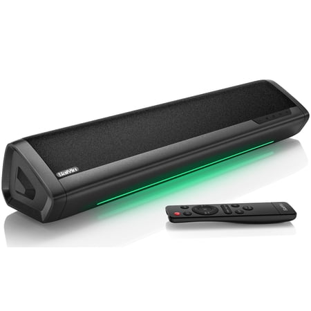 Saiyin Sound Bar for Smart TV, 17 Inch Soundbar TV Speakers with Volume Indicator for TV PC Projector.