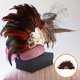 thumbnail image 5 of Tocado de plumas para mujer, tocado de carnaval, diadema de lentejuelas para desfiles, diadema estilo flapper de los años 20 para mujeres y niñas, accesorios para el cabello, 5 of 8