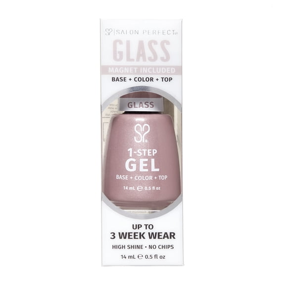 Salon Perfect Glass One Step Gel Magnet Tool, Nude Nail Polish, 0.5 fl oz