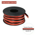 thumbnail image 2 of 2 Conductor Paralelo Silicona Cable 16AWG 16 Calibre Rojo Negro Trenzado Eléctrico Cable Estañado Cobre Carrete 3,0 m/10 Pies para LED Tira Extensión Cable Cordón, Coche Modelo, 2 of 7