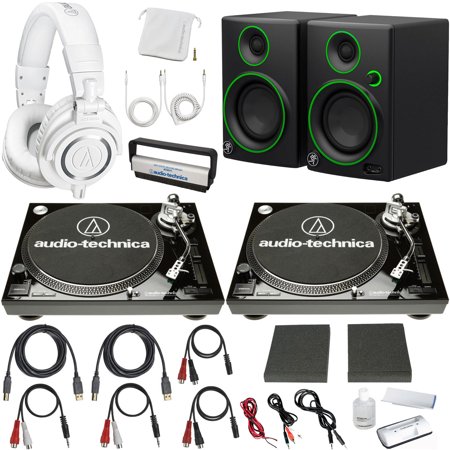 audio technica professional dual lp120usb turntable black pro dj
