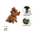 thumbnail image 4 of Dinosaurio De Peluche Triceraptors Café Con Movimiento Y Sonido Importadora La Merced Tela de Felpa, 4 of 4