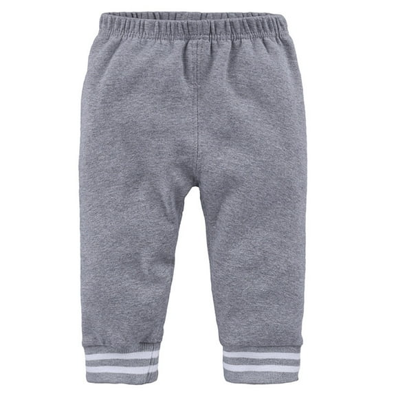Girls Boys Jogger Sweatpants Grey Pants Boys Drawstring Pants With Pockets Boys Solid Pants Boys Active Pants 18-24 Months
