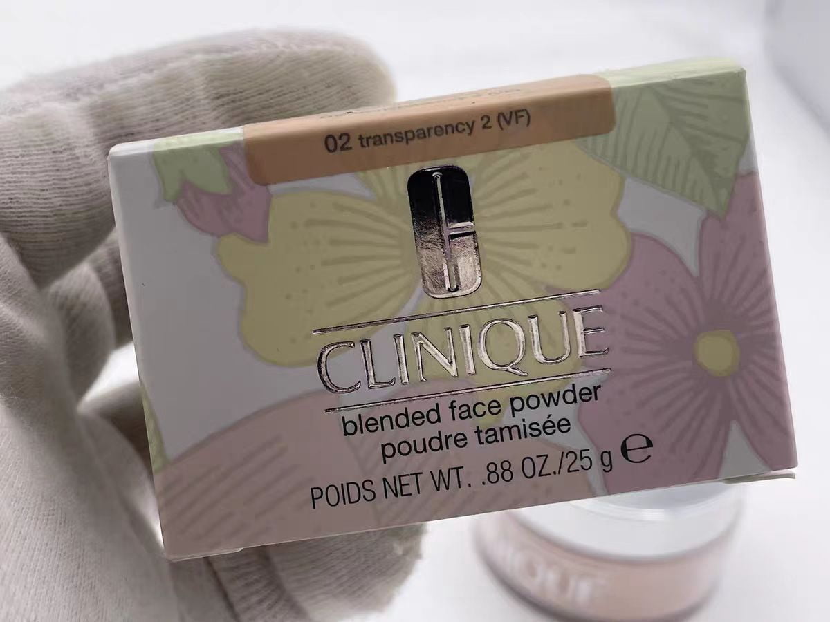 Clinique Blended Face Powder, 02 Transparency, 0.88 oz