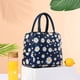 thumbnail image 3 of Naiovety Fiambrera portátil, bolsa de tela impermeable, enfriador térmico de alimentos, bolsa de almacenamiento de Picnic con aislamiento de flores, Kits de desorden para acampar Negro Naiovety OD027724-04, 3 of 6