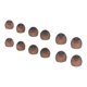 thumbnail image 2 of 12 almohadillas de repuesto para auriculares con aislamiento de ruido, cómodas puntas de silicona para la mayoría de los auriculares, 2 of 5