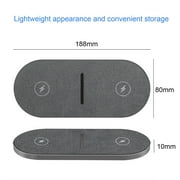 40W Wireless Charging Pad, Dual 20W Fast Wireless Charging Mat for iPhone 15/14 13 12 11/Pro/Pro Max/Mini/SE/X/XS,Apple Airpods 3/2/Pro,for Samsung Galaxy s22/Note/Bud+