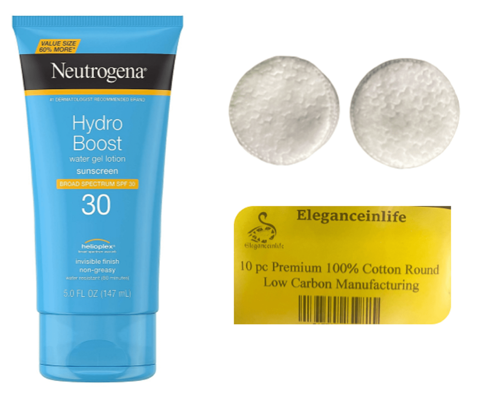 Neutrogena Hydro Boost water Gel Lotion Sunscreen Broad Spectrum SPF 30