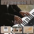 thumbnail image 3 of Piano digital MSTNE de 88 teclas con soporte y banco, color negro, 3 of 7