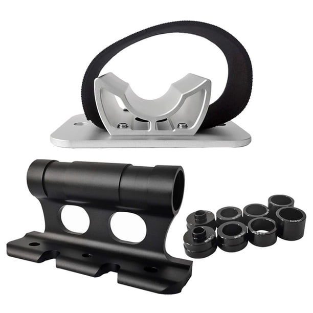 Greeniant Soporte de horquilla delantera para bicicletas, 2 uds., hebilla de nailon extraíble de liberación rápida portátil, accesorios para Ciclismo Plata