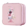 thumbnail image 1 of I Pu Alphabet Jewelry Storage Box 26 Printed Letter With Portable Design, Organized Compartments And Durable Material For Earrings, Rings, Bracelets, 1 of 4