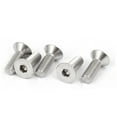 thumbnail image 3 of Uxcell M6x18mm 316 Stainless Steel Countersunk Flat Head Hex Socket Cap Screw Bolt (5-pack), 3 of 4
