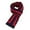 Red, variant on Alkepwun Fashion Scarves for Men Fall Winter Classic Warm Thickened Brushed Plush Velvet Comfort Scarf