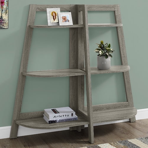 Monarch Bookcase 48"H / White Accent Etagere