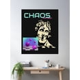 thumbnail image 2 of Glitch Vaporwave Chaos Magick Aesthetic 1 Poster Wall Art, Modern Wall Decor For Living Room Bedroom, 8x12 UNFRAMED, 2 of 3