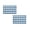 B-2Pcs, variant on Buffalo Plaid Outdoor Rug, Checkered Front Porch Mat Machine Washable, Layered Doormat for Kitchen Farmhouse Entryway, Spring Fall Welcome Mat for Indoor Outdoor Use(27"x43")