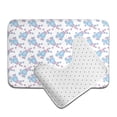 thumbnail image 6 of Yiaed Cute Poodle Dog Print Bathroom Mat Set 2 Pieces Mat Anti-Skid Pad Ultra Soft and Absorbent Bathroom Bath Mat Contour Bath Rugs for Toilet Base, 6 of 6