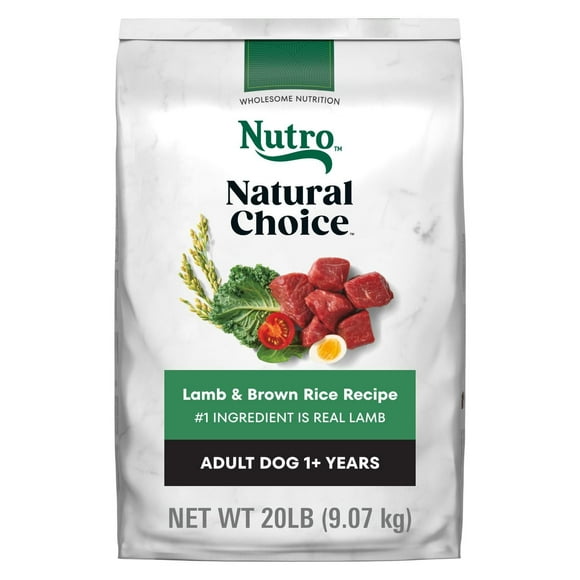 Nutro Natural Choice Adult Dry Dog Food Lamb & Brown Rice Recipe 9.07kg