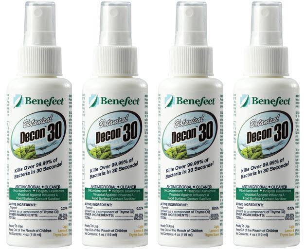 Benefect Decon 30, 4oz Spray Bottle