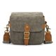 thumbnail image 1 of Lienzo Bolsa de la Cámara SLR Mini Bolsas de Mensajero Único Impermeable Resistente Al Desgaste Hombro Fotografía Mochilas Ejército Verde, 1 of 5