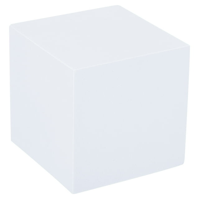 Unique Bargains 3.1x3.1x3.1' Square Photography Background Props, Hard Foam Photo Props Geometric Cube White
