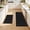 Black, variant on Non Slip Kitchen Rugs Sets of 2, Machine Washable Kitchen Mats for Floor with Rubber Backing, Quick Dry Absorbent Durable Soft Runner Rugs for Sink, Hallway, Laundry, Light Grey