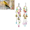 thumbnail image 4 of Bird Bells Toy, Climbing Relieve Anxiety Funny Clear Sound Hanging  Bell Toy  For Budgie For Conures, 4 of 8