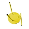 thumbnail image 5 of Scranton 3 Legged Side End Accent Table, 16" Round, Yellow Metal, Modern, 5 of 7