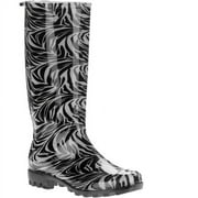 Women's Wildlife Zebra Jelly Rain Boots