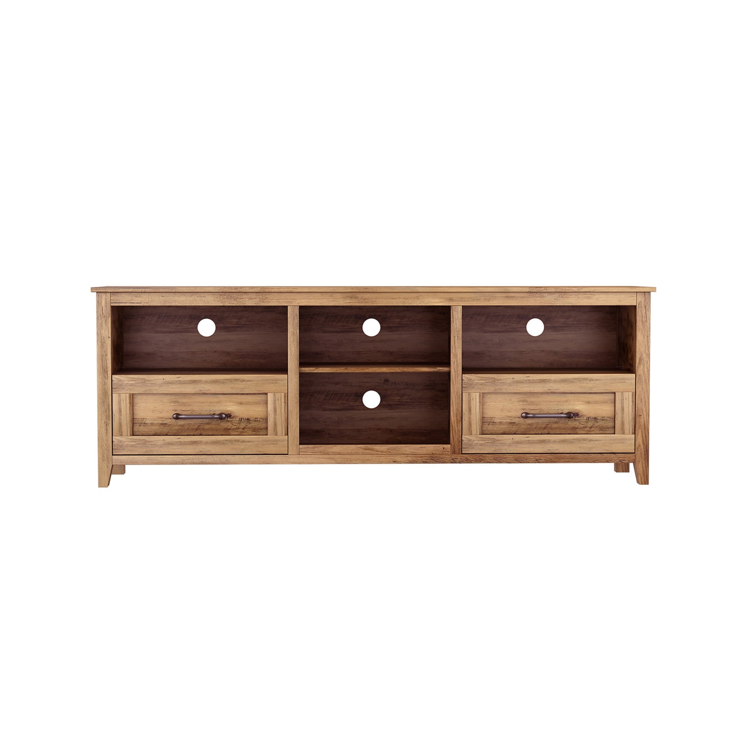 Kadyn 70.08 Inch Length TV Stand, Particle Board TV Console with 2 Drawers and 4 High-Capacity Storage Compartment, Light Brown TV Stand for TVs up to 60" Kadyn 70.08 Inch Length TV Stand, Particle Board TV Console with 2 Drawers and 4 High-Capacity Storage Compartment, Light Brown TV Stand for TVs up to 60"
