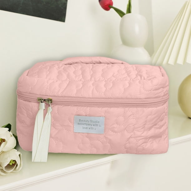 Neceser de viaje, neceser de gran capacidad, organizador portátil e impermeable para artículos de tocador y maquillaje, ideal para viajes en avión y escapadas de fin de semana. Aestivo |