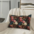 thumbnail image 5 of Rateoe Rose Flowers Pattern Pillow Covers with Invisible Zipper(Pillows are not Included) Standard Pillowcases-16"x24", 5 of 6
