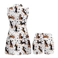 thumbnail image 4 of Yuyamidu Dachshund Womens Tennis Dress with Two Side Pockets Dog Paw Tennis Dress for Women Size XS Sleeveless Summer Clothes with Built-in Shorts 2 Piece Sets Outfits, 4 of 7